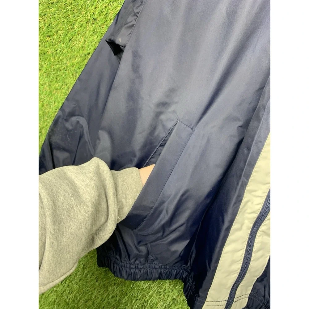 Vintage Tennessee Titans Windbreaker Jacket Mens Large Nylon Full Zip Up 90s